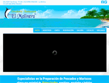 Tablet Screenshot of elmolineroperu.com